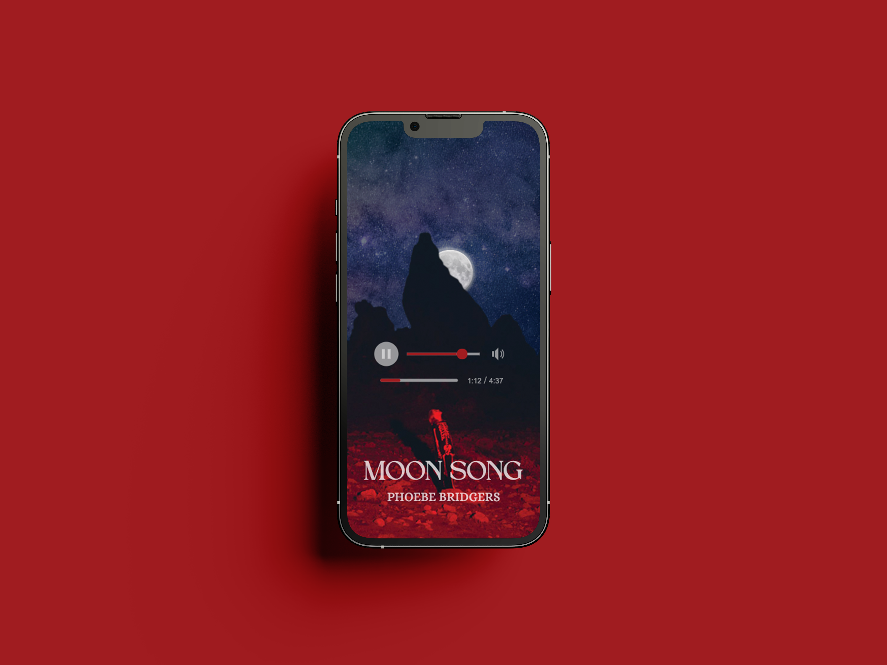 Moon Song screen mockup moon not visible